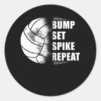 Volleyball Bump Set Spike Repeat