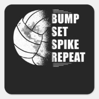 Volleyball Bump Set Spike Repeat