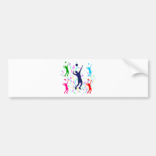 VOLLEYBALL BUMPER STICKER