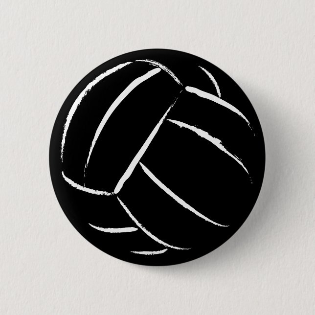 Volleyball Button - Customised (Front)