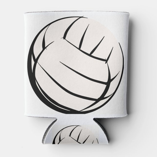 Volleyball Can Cooler (Front)