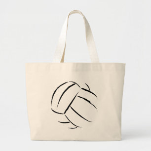 Volleyball Canvas Tote Bag