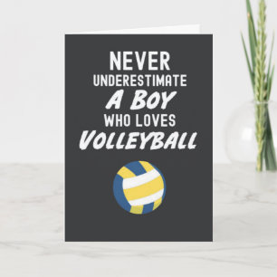 Volleyball Cards For Boys For Kids Sports Athletic