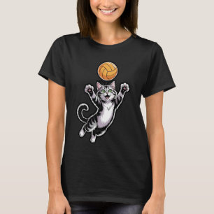 Volleyball Cat Spike T-Shirt