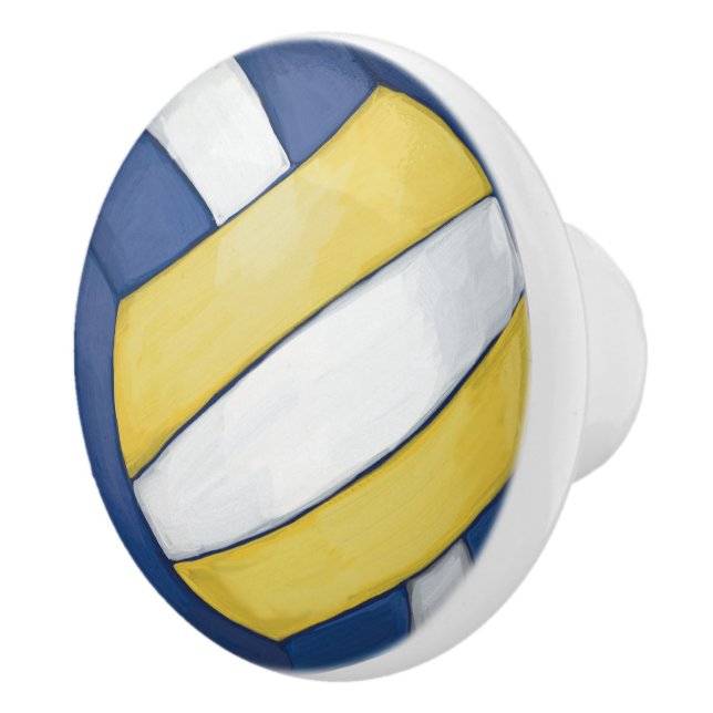 Volleyball Ceramic Knob (Right)