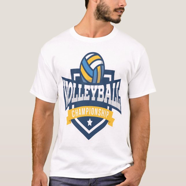 Volleyball championship banner  T-Shirt (Front)
