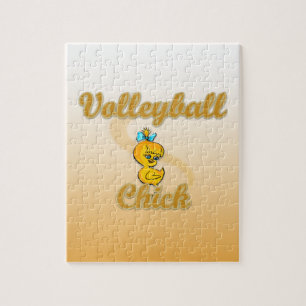 Volleyball Chick Jigsaw Puzzle