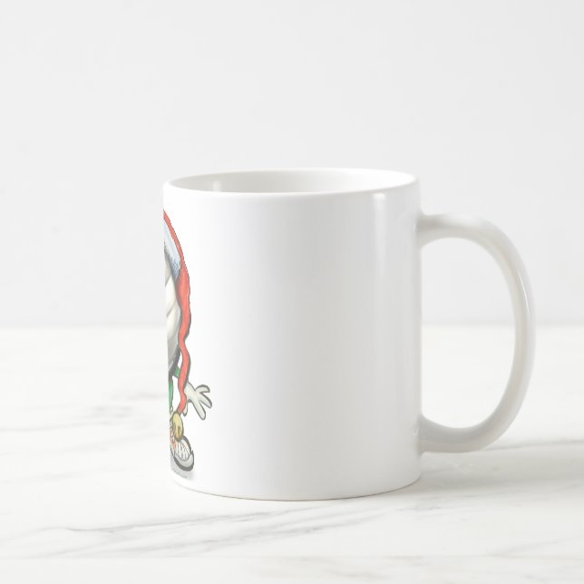 Volleyball Christmas Coffee Mug (Right)