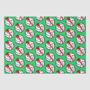 Volleyball Christmas Tissue Paper