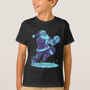 Volleyball Christmas Xmas Christmas Santa Volleyba T-Shirt