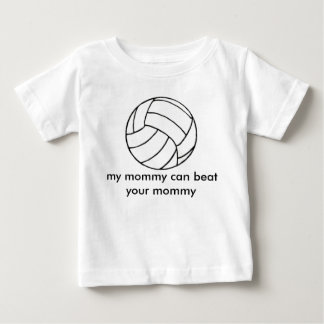 volleyball_clipart_ball[1], my mummy can beat y... baby T-Shirt