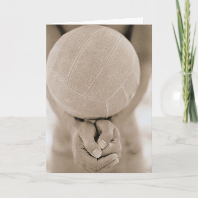 Volleyball Close-Up Card (Front)