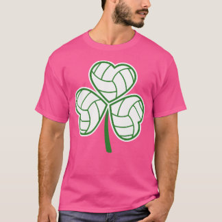 Volleyball Clover Leaf Happy St Patrick'S Day Spor T-Shirt