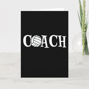 Volleyball Coach Card