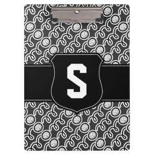 Volleyball coach clipboard   Personalised monogram