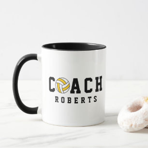 volleyball COACH [custom name] Mug