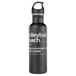 Volleyball Coach Definition Funny Gift  710 Ml Water Bottle