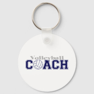 Volleyball Coach Key Ring