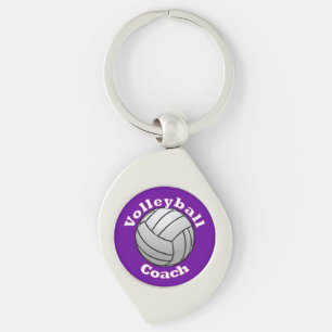 Volleyball Coach Key Ring