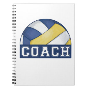 Volleyball Coach Photo Notebook