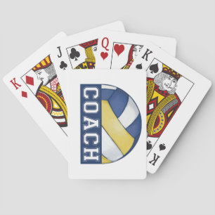 Volleyball Coach Playing Cards