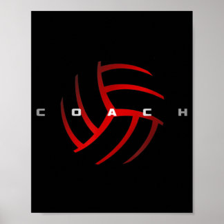 Volleyball Coach Poster