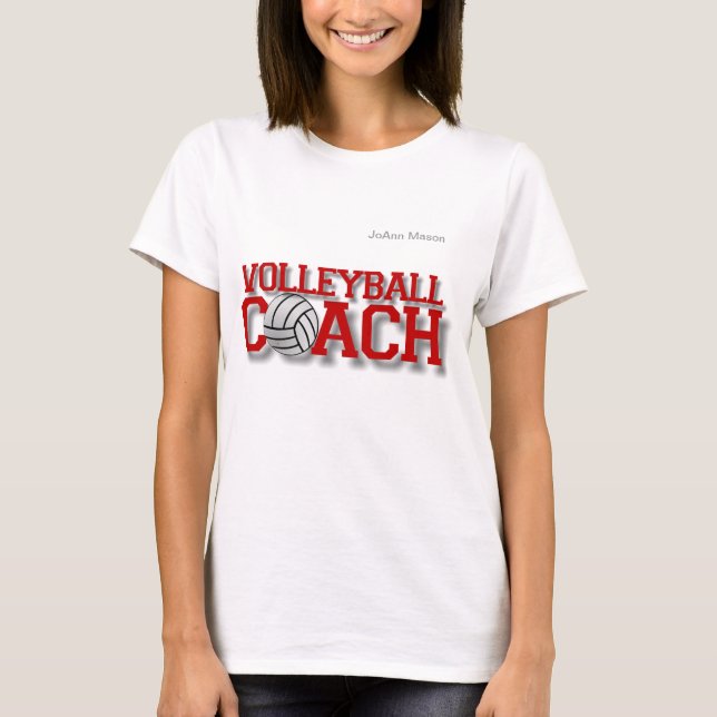 Volleyball Coach T-Shirt (Front)