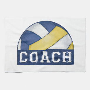 Volleyball Coach Tea Towel