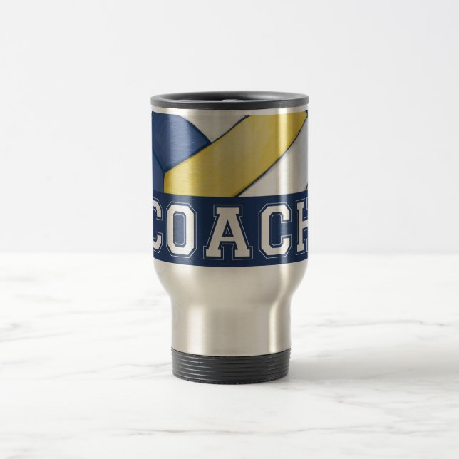 Volleyball Coach Travel Mug (Center)
