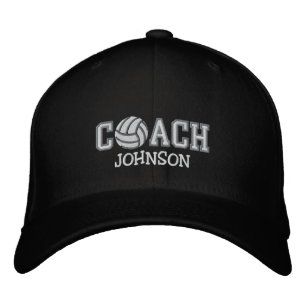 Volleyball Coach - Your Name Embroidered Hat