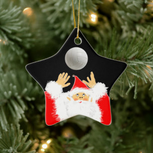 Volleyball Collectable Ceramic Tree Decoration
