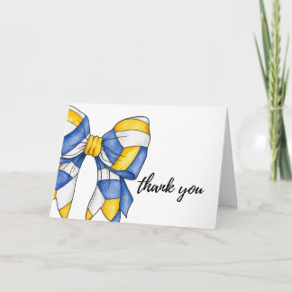 Volleyball Coquette Thank You Card