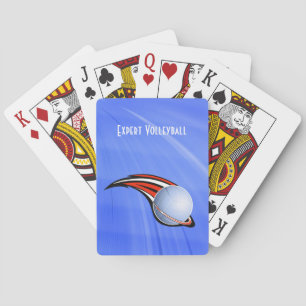 Volleyball Cram the Ball personalise Playing Cards