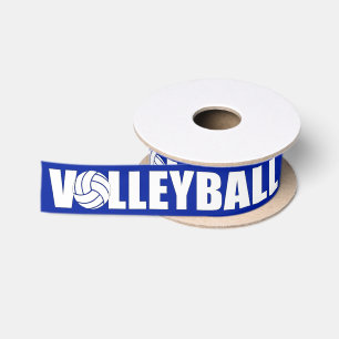 Volleyball Custom Colour Ribbon Satin Ribbon