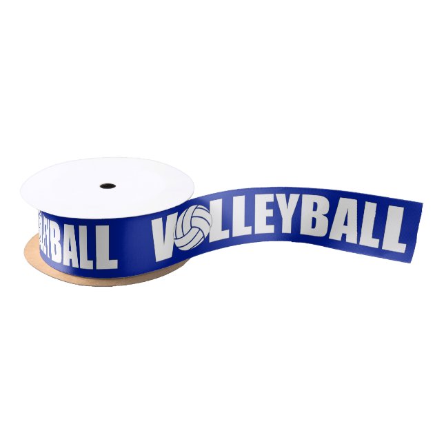 Volleyball Custom Colour Ribbon Satin Ribbon (Spool)
