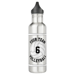 Volleyball Custom Team Name & Player Number Sports 710 Ml Water Bottle