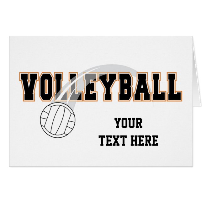 Volleyball (customisable) (Front Horizontal)