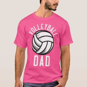 Volleyball Dad For Men Family Matching Funny Volle T-Shirt
