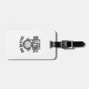 Volleyball Dad My Favourite Player Calls Me Dad De Luggage Tag