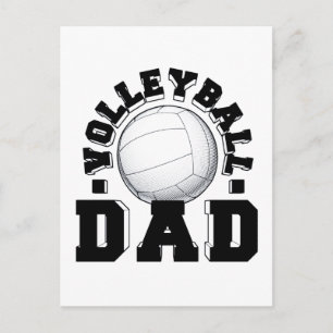 Volleyball Dad Old School Gift Ideas Postcard