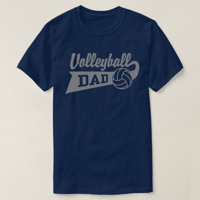 Volleyball Dad T-Shirt (Design Front)