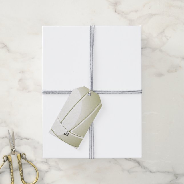 Volleyball Design Gift Tags (With Twine)