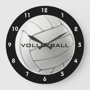 Volleyball Design Wall Clock