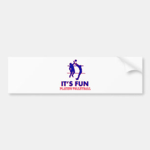 volleyball Designs Bumper Sticker