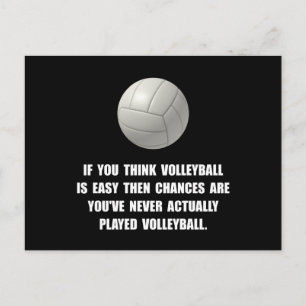 Volleyball Easy Postcard