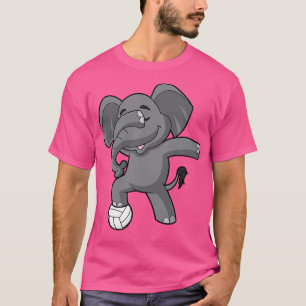 Volleyball Elephant Player Coach Team Mum Tourname T-Shirt
