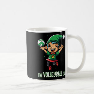 Volleyball Elf Christmas Matching Family Party Xma Coffee Mug