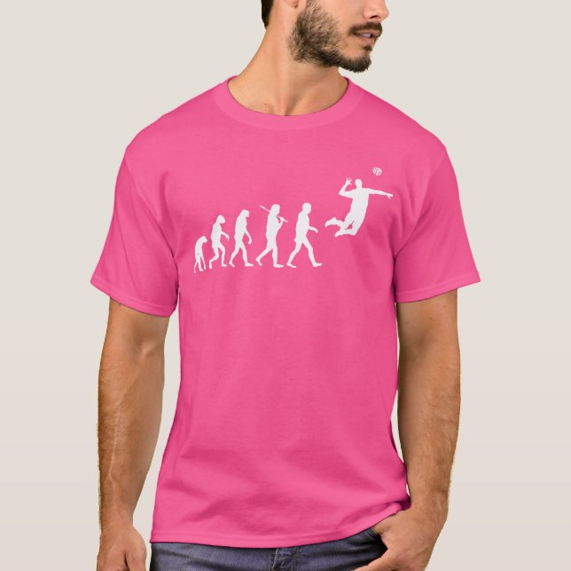 Volleyball Evolution Volleyballer T-Shirt (Front)