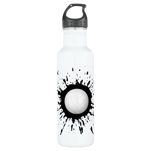 Volleyball Explosion (White) 710 Ml Water Bottle (Front)
