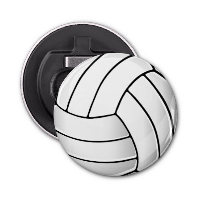 Volleyball Fan Bottle Opener (Front)